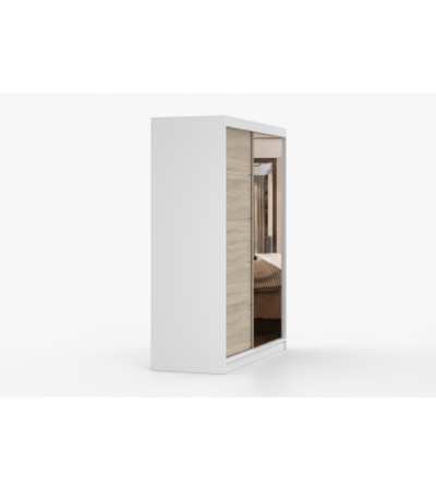 Armoire Ondine 160 cm avec miroir