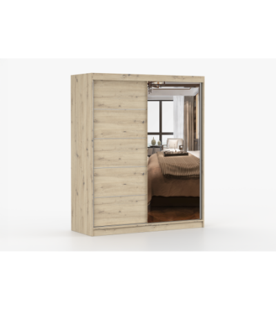 Armoire Ondine 160 cm avec miroir