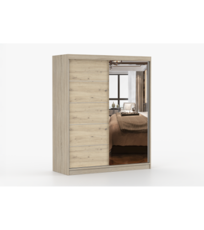 Armoire Ondine 160 cm avec miroir