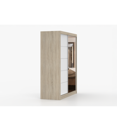 Armoire Ondine 160 cm avec miroir