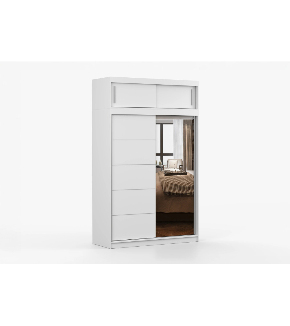 Armoire avec extension Faella 150 cm avec miroir