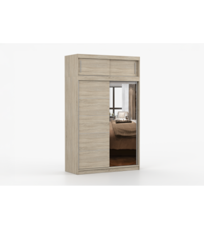 Armoire avec extension Faella 150 cm avec miroir