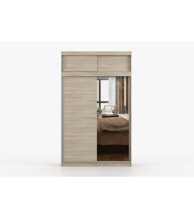 Armoire avec extension Faella 150 cm avec miroir