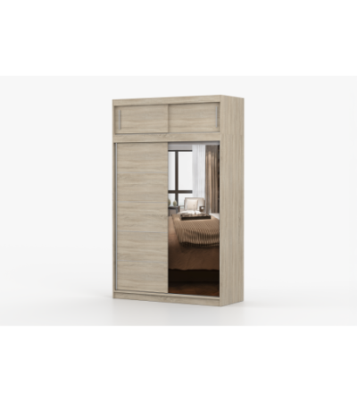 Armoire avec extension Faella 150 cm avec miroir