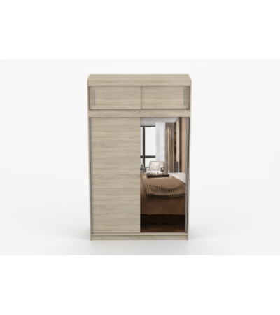 Armoire avec extension Faella 150 cm avec miroir