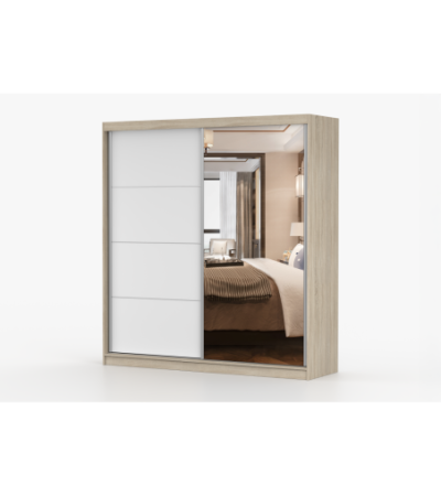 Armoire Helis-2 203 avec miroir