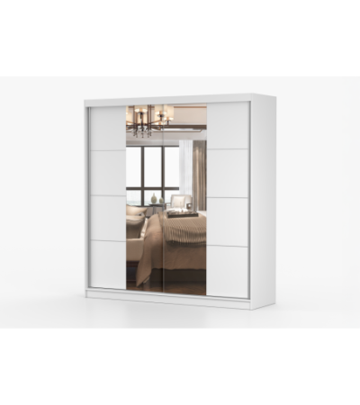 Armoire Helis 203 avec miroir