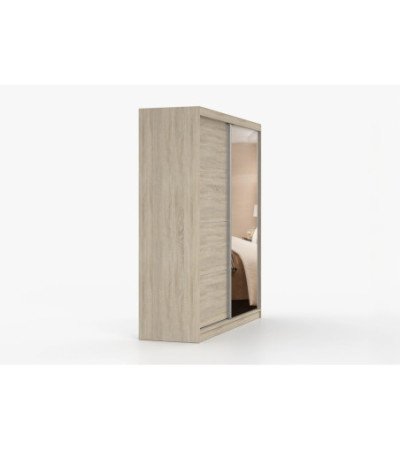 Armoire Tais 203 cm avec miroir