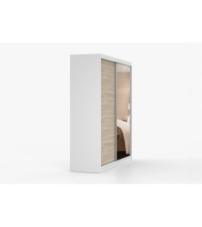 Armoire Tais 203 cm avec miroir
