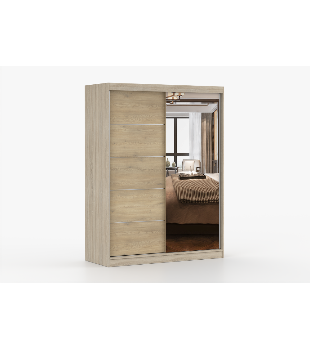 Armoire Aileen 150 cm avec miroir