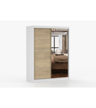Armoire Aileen 150 cm avec miroir