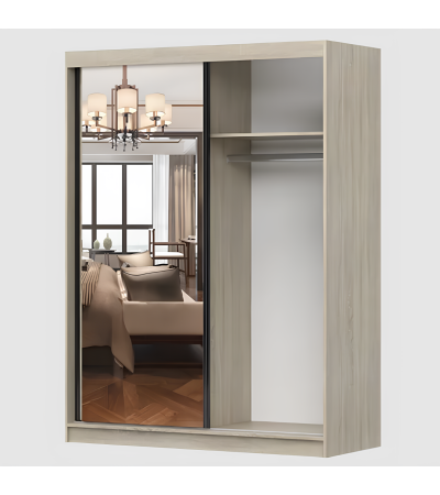 Armoire Aileen 150 cm avec miroir