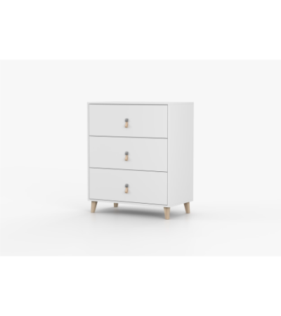 Commode Liora 80 cm Blanc