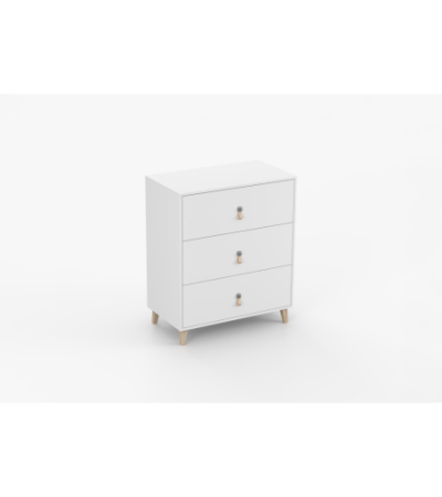 Commode Liora 80 cm Blanc