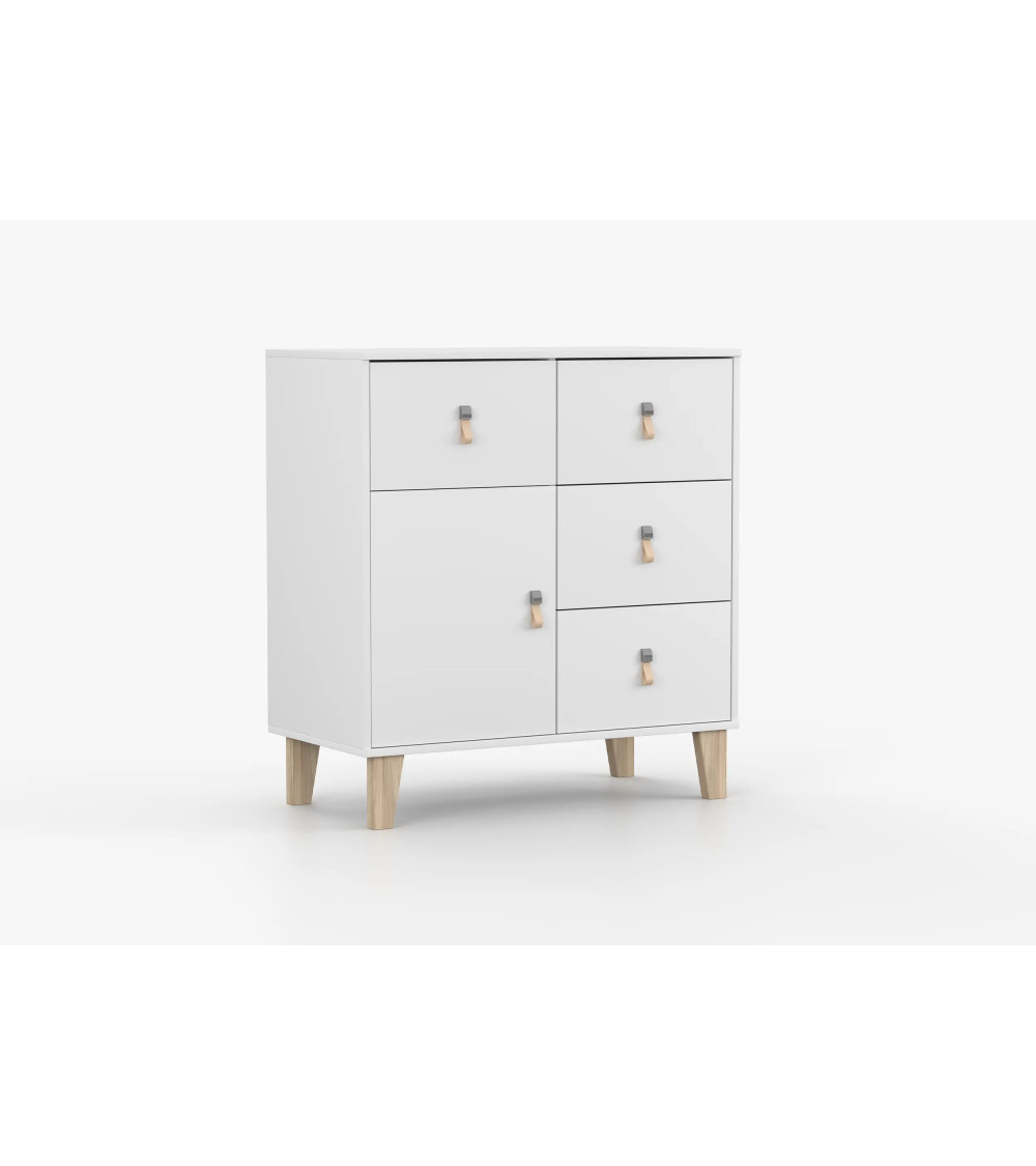 Commode Liora 90 cm Blanc