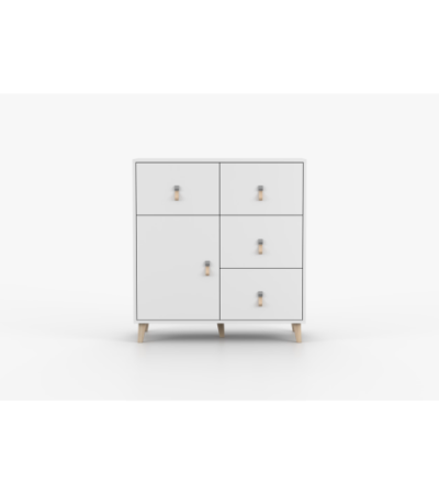 Commode Liora 90 cm Blanc