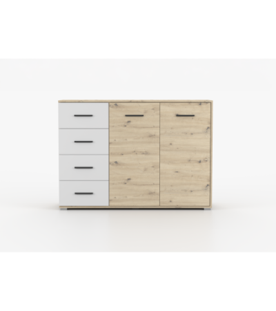 Buffet - Commode Taig 135 cm Artisan - Blanc