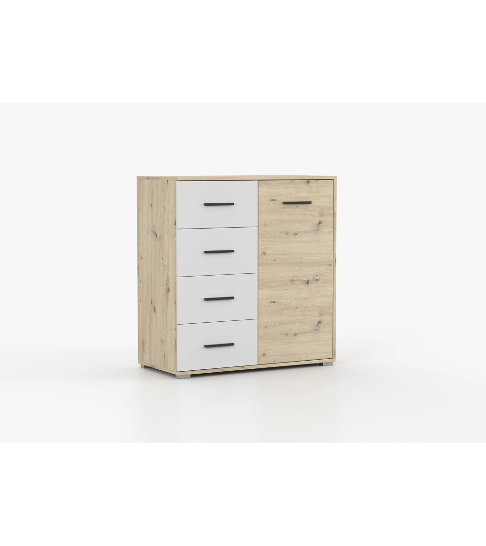Buffet - Commode Taig 90 cm Artisan - Blanc