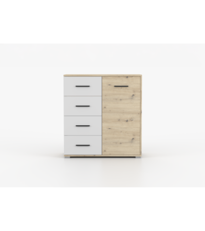Buffet - Commode Taig 90 cm Artisan - Blanc