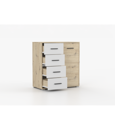 Buffet - Commode Taig 90 cm Artisan - Blanc
