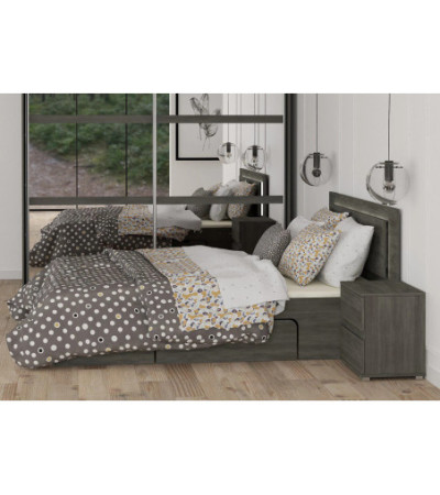 Commode Themis 100 cm Pin noir