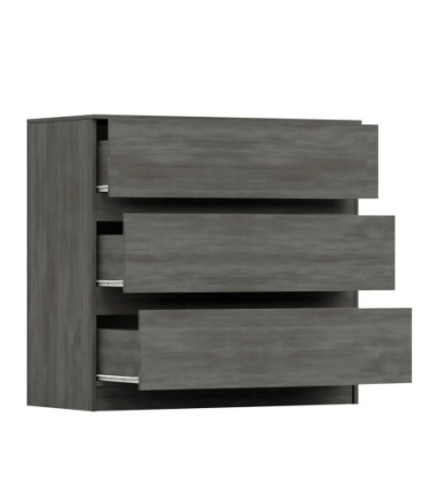 Commode Themis 100 cm Pin noir
