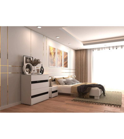 Commode Theon 90 cm Blanc