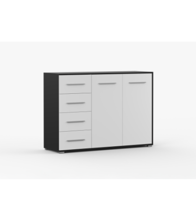 Buffet - Commode Ilario III 135 cm - Aspect mat