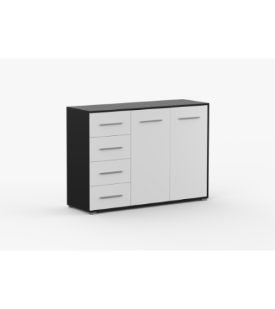 Buffet - Commode Ilario III 135 cm - Aspect mat