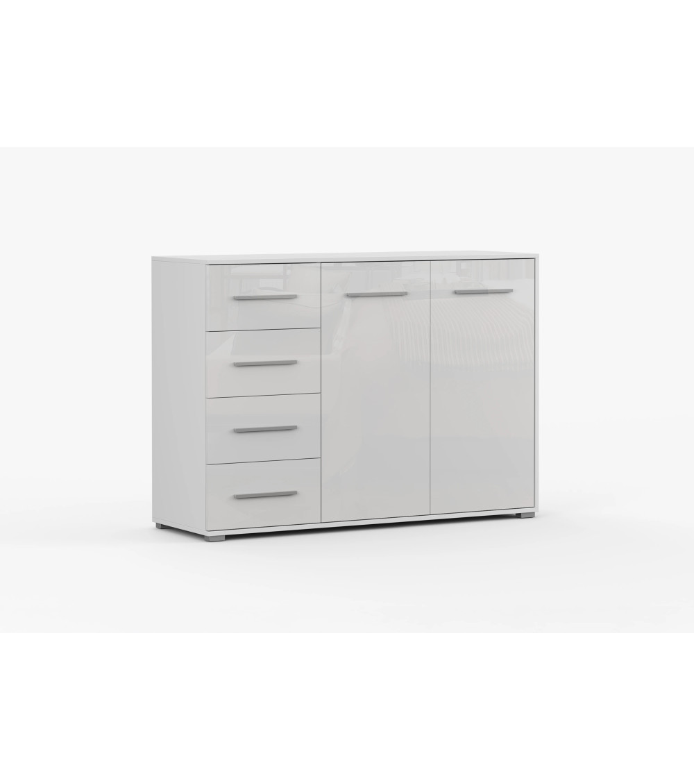 Buffet - Commode Ilario IV 135 cm- Aspect brillant