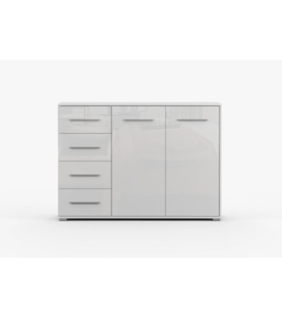 Buffet - Commode Ilario IV 135 cm- Aspect brillant
