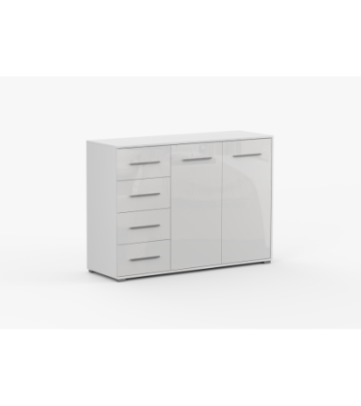 Buffet - Commode Ilario IV 135 cm- Aspect brillant