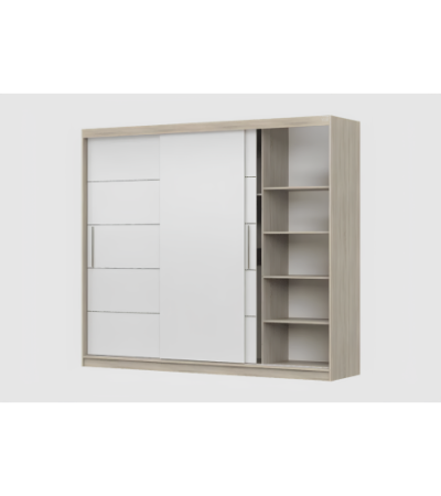 Ensemble armoire Thalia avec commode Ilario
