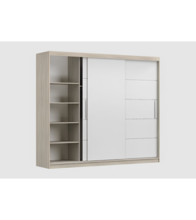 Ensemble armoire Thalia avec commode Ilario