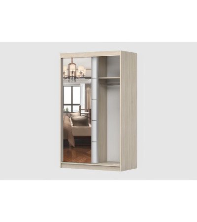 Ensemble armoire Syra et commode Ilario avec miroir