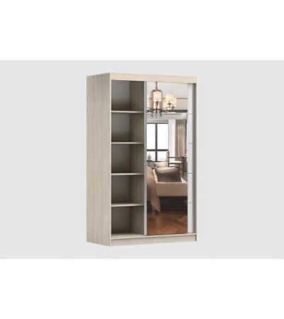 Ensemble armoire Syra et commode Ilario avec miroir