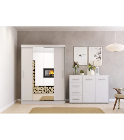 Ensemble armoire Aenora et commode Ilario