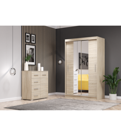 Ensemble armoire Danae et commode Ilario