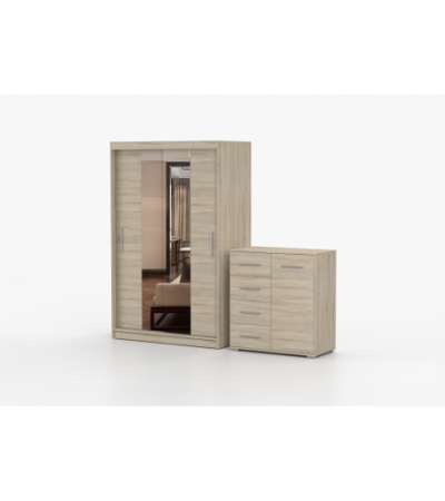 Ensemble armoire Danae et commode Ilario