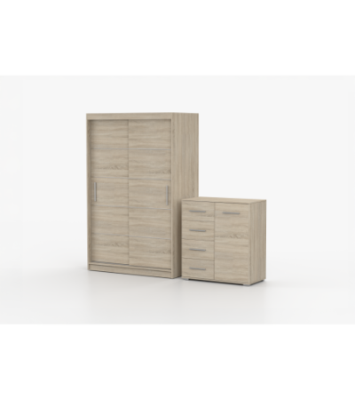 Ensemble armoire Lilwenn et commode Ilario