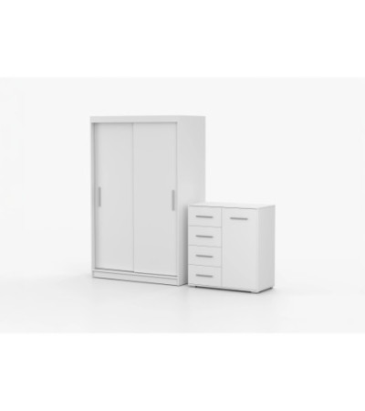 Ensemble armoire Yvae et commode Ilario