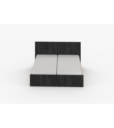 Lit 160x200 Oriane Chêne - Pin