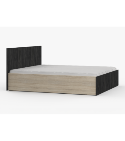 Lit 160x200 Oriane Chêne - Pin