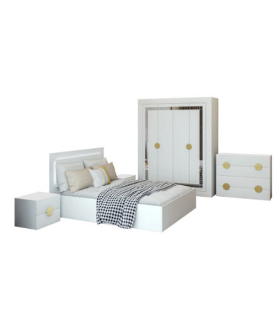 Chambre complète Dastan couleur blanche
