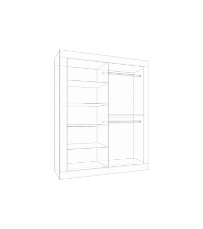 Chambre complète Dastan couleur blanche