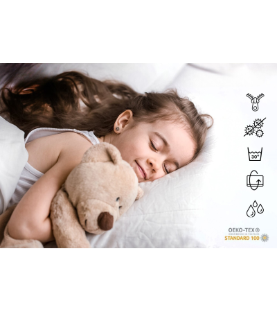 Lit gigogne blanc FIONA avec sommier et matelas