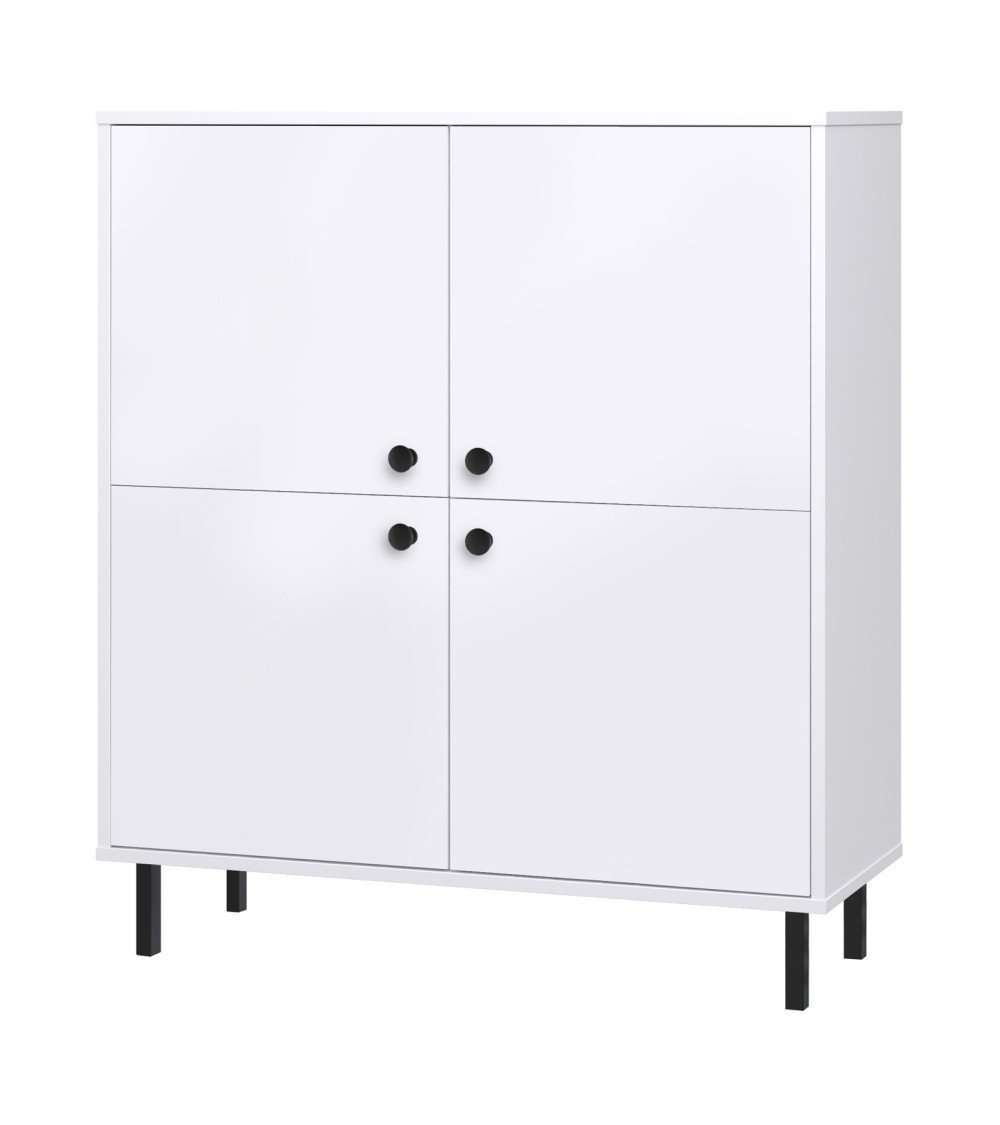 Commode 4 portes 113x100 cm - Verone