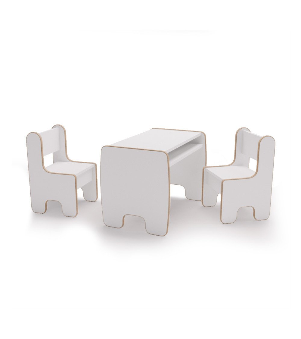 Ensemble enfant Tima : table + chaise MDF