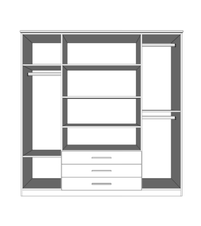 Armoire Leina 200 cm