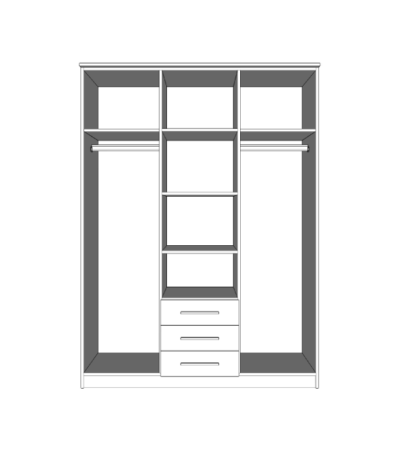 Armoire Leina 150 cm